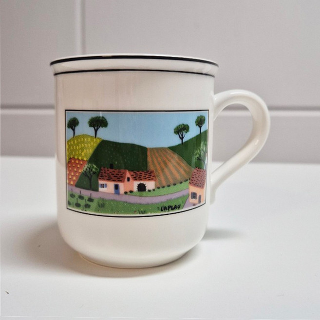 빌레로이앤보흐 디자인 나이프 머그 300ml 마을길, 1개
