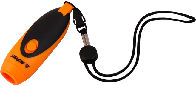 전자호각 오렌지 1P 손목타입 버튼 호루라기 휘슬, 어스래빗쿠팡 본상품선택