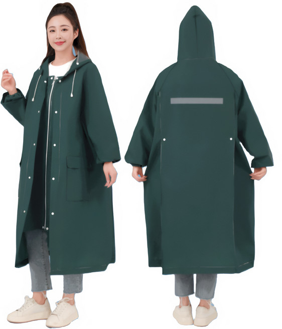 Wa365 다용도레인코트 남여공용 학생 등산 백팩우비 자전거 라이더 우비