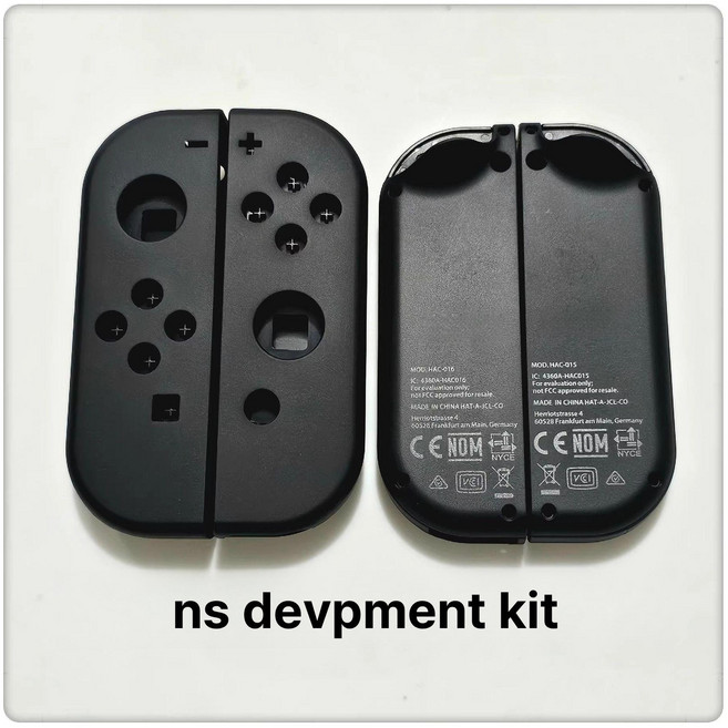 세트 하우징 케이스 NS FROG L 단추 교체 조이콘, 1개, NDEV 개발기 순수 블랙 버튼, 기본 모델명/품번
