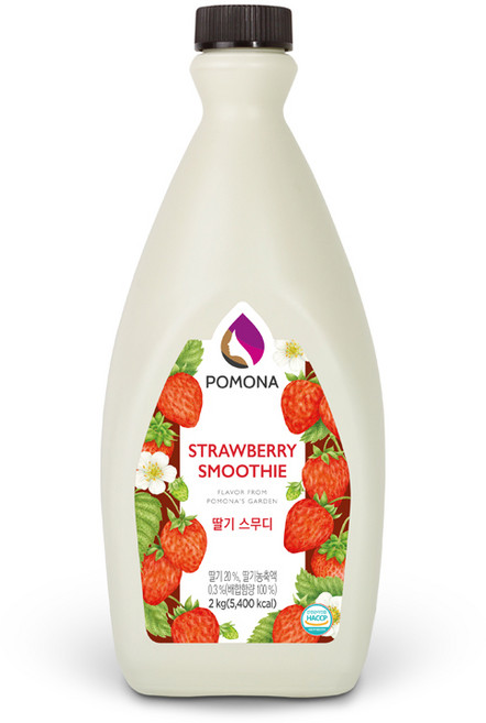 포모나 딸기 스무디 2kg X2개, 2개