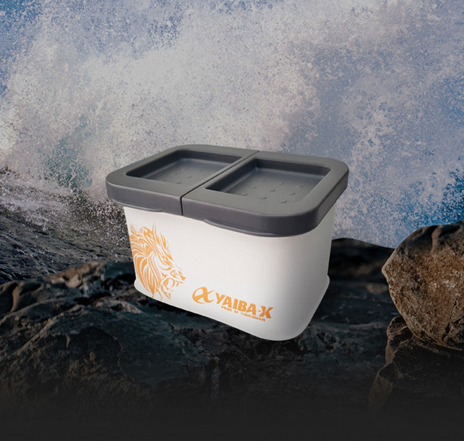 야이바엑스 KYC-01 미끼통 화이트 크릴통, 1개