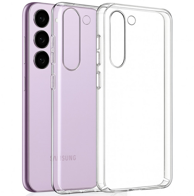 아이엔조이 하드 투명 카메라 보호 아이폰 갤럭시s 휴대폰 케이스 2개