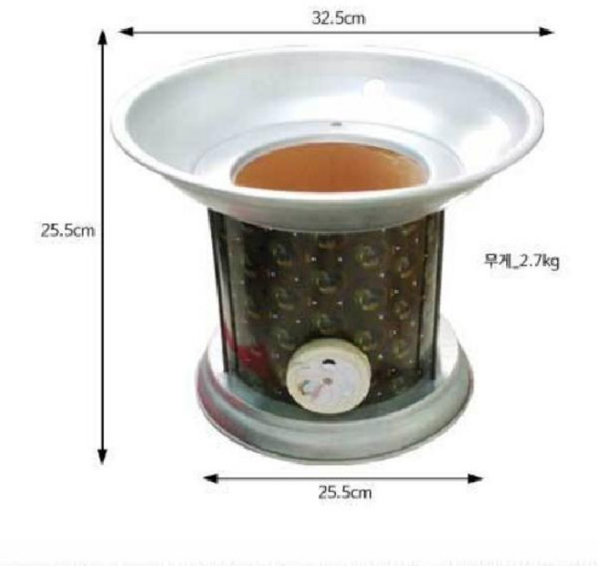 1구 1탄 연탄화덕 가정용 미니화로 만들기 일인화로 연탄구이 삼겹살 불고기, 1개