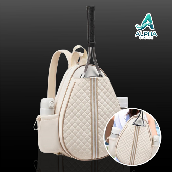 알파 테니스배드민턴 다기능 라켓가방, 블랙, 1개, 블랙