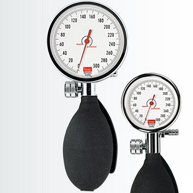 아날로그 수동혈압계 펌프형 간호사혈압기 가정용 체크기, 1개