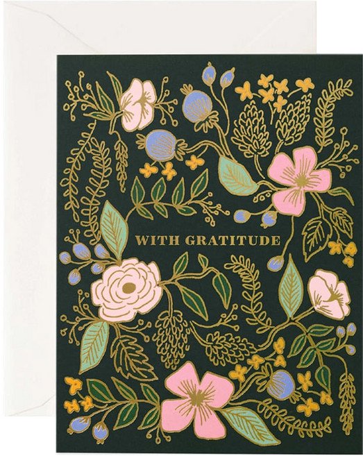 라이플페이퍼 With Gratitude Card 감사 카드, 단품