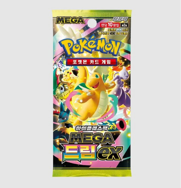 포켓몬카드 메가드림ex 3팩, 정품, 1세트