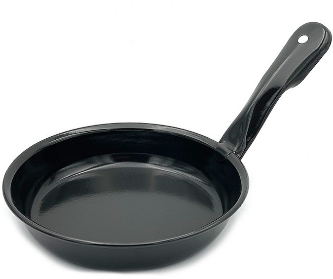 법랑 레트로 후라이팬 떡볶이팬 튀김팬 닭발, 대, 1개