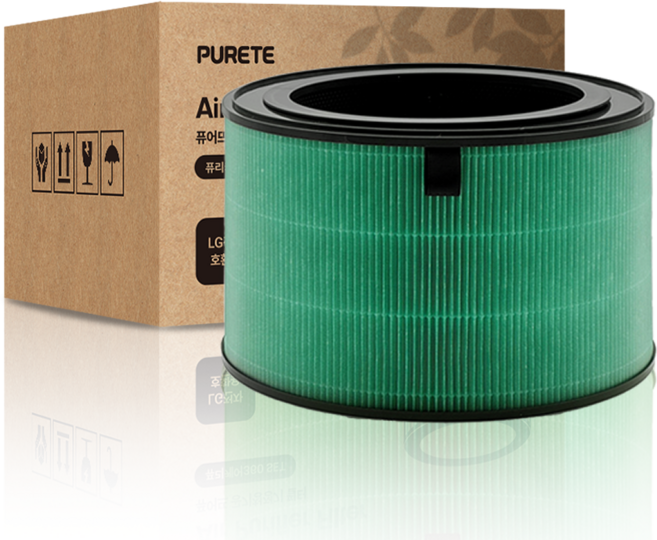 퓨어뜨 LG 엘지 공기청정기 필터 퓨리케어 360 호환용, 1개, 슈퍼하이형
