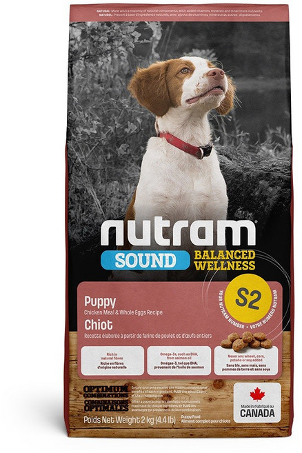 犬飼料 狗飼料 無穀全能 均衡健康 專業調理, 1個, 2kg, 雞肉+燕麥
