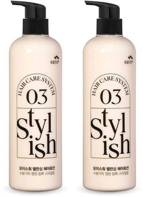 꽃남 헤어케어시스템 모이스춰 밸런싱 헤어로션 500ml, 2개