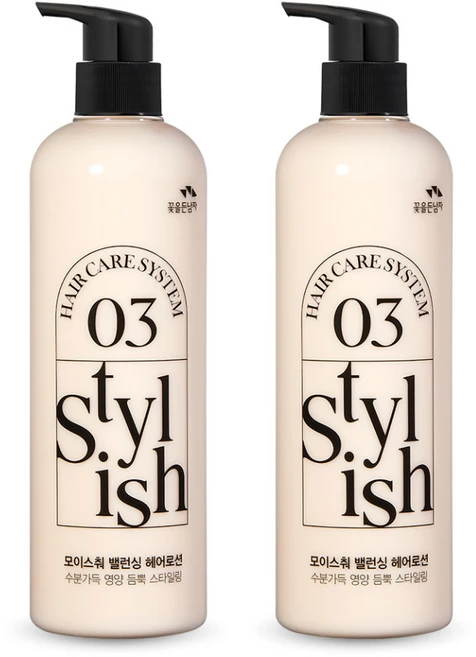꽃남 헤어케어시스템 모이스춰 밸런싱 헤어로션 500ml, 2개 - 쿠팡