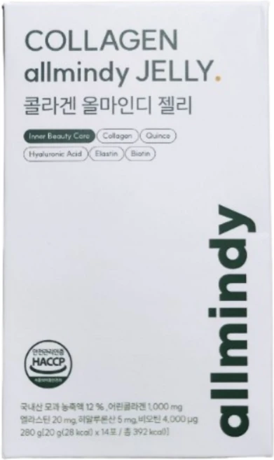 collagen 콜라겐 젤리 올마인디 allnindy Jelly, 1개, 14회분 - 쿠팡