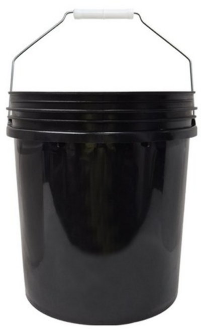 월드크린 다용도 휴대용 버킷, 18L, 블랙