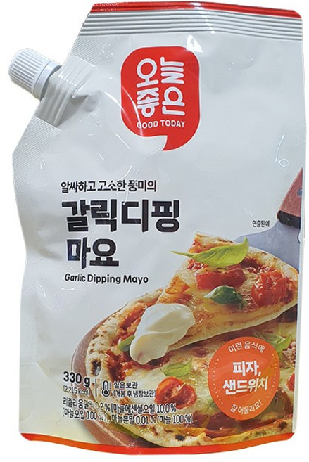 오늘좋은 갈릭디핑마요 330g, 1개