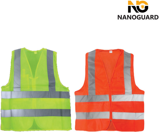 나노가드 신호수조끼 1박스 50개 구성 작업 야간 반사 LED 야광 망사, 1개