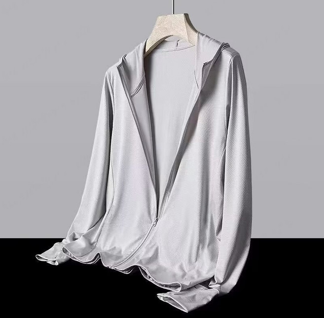 1/1+1 UPF50+아이스 래쉬가드 맨 여름 자외선차단 남녀 야상낚시 래시가드 코트 6in1 UV차단 자켓, 화이트x1, M