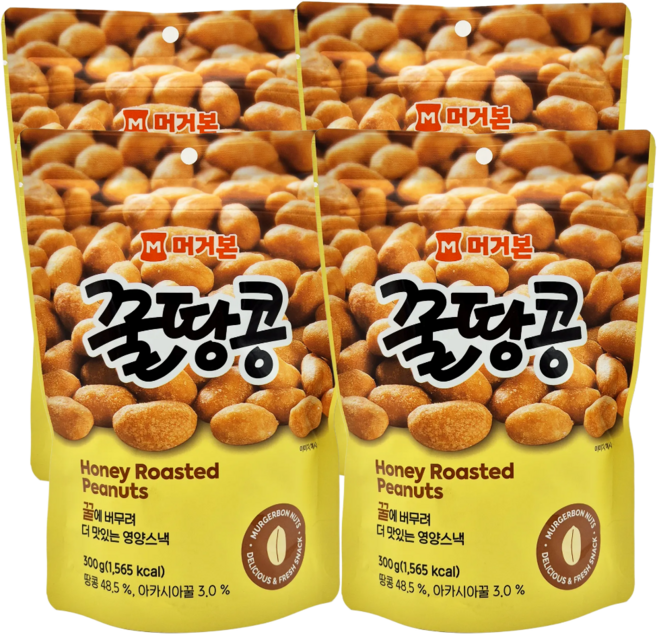 머거본 꿀땅콩, 300g, 4개