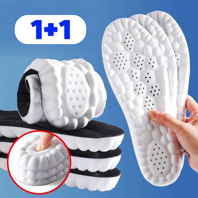 [1+1] 2세트 푹신한 깔창 족저근막염 기능성 신발 운동화 키높이 깔창