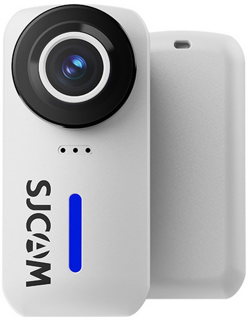 SJCAM C110+ 4K 高清 WIFI IP65 防塵防霧 磁吸式 雙重防抖 微型攝影機 行車紀錄器 (台灣授權專賣), 1個, 白色,標配