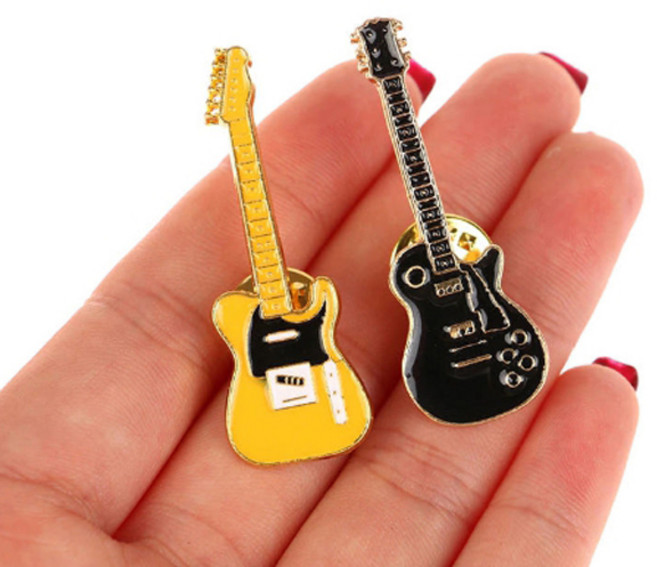 악기 브로치 큐빅 관악기 바이올린 일렉기타 뱃지