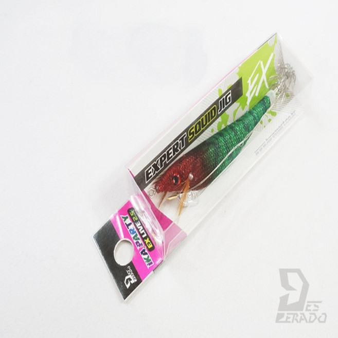 데스페라도 이카파티 EX 라이브 2.5호 삼봉에기 한치 갑오징어 주꾸미 쭈꾸미 살오징어, 8.레이져블루, 1개