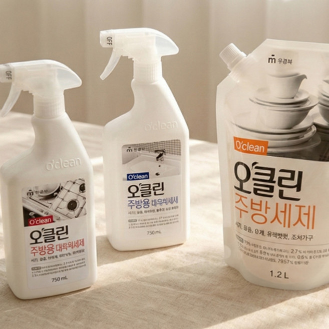 오클린 욕실용 다목적세제 750ml 베이킹소다 욕실청소세제 폼타입 배수구 타일 욕조 세정제, 단품