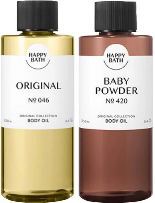 해피바스 바디오일 250ml 모음 (오리지널-촉촉+베이비파우더-순한) 혼합구성 택 1, 250g, 1개 - 쿠팡