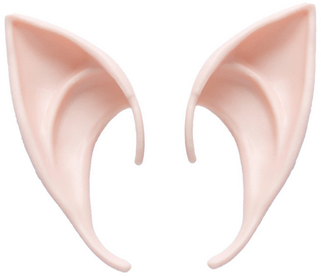 엘프 귀 한쌍 천사 분장 요정 촬영 장식 아바타 파티 할로윈 액세서리 코스튬, A_숏살색
