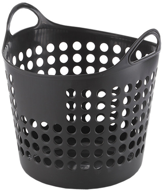 다용도 세탁바구니 소형 중형 대형 빨래통, 차콜, (대)70L