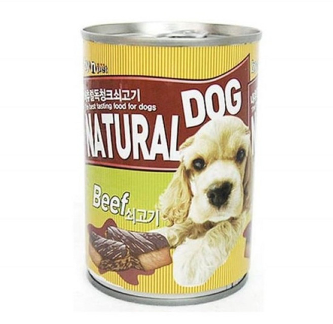 내츄럴독 소고기캔400g, 1개