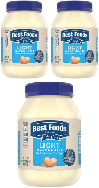 베스트푸즈 라이트 마요네즈, 887ml, 2개