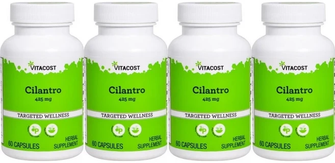 비타코스트 고수 추출물 425mg, 60정, 4팩, 60정 - 쿠팡