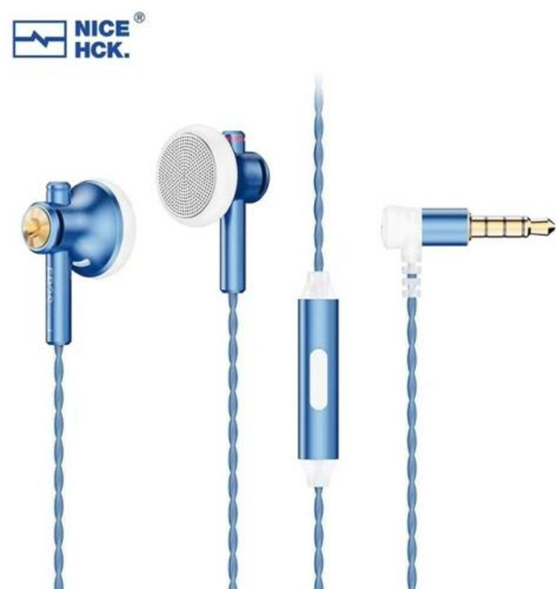 NiceHCK EB2S PRO 플러그 마이크 플랫 헤드 이어버드 HIFI 유선 이어폰 LCP 다이어프램 다이나믹 뮤직 보컬 헤드셋 35mm 44mm 154mm, 3) 3.5mm With Mic, 3.5mm With Mic