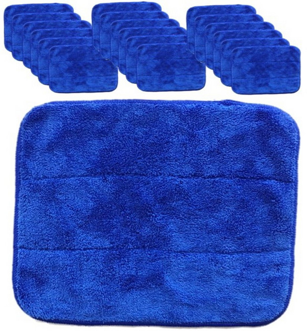 하트민 초극세사 2겹 요술 행주 파랑 46g, 20개