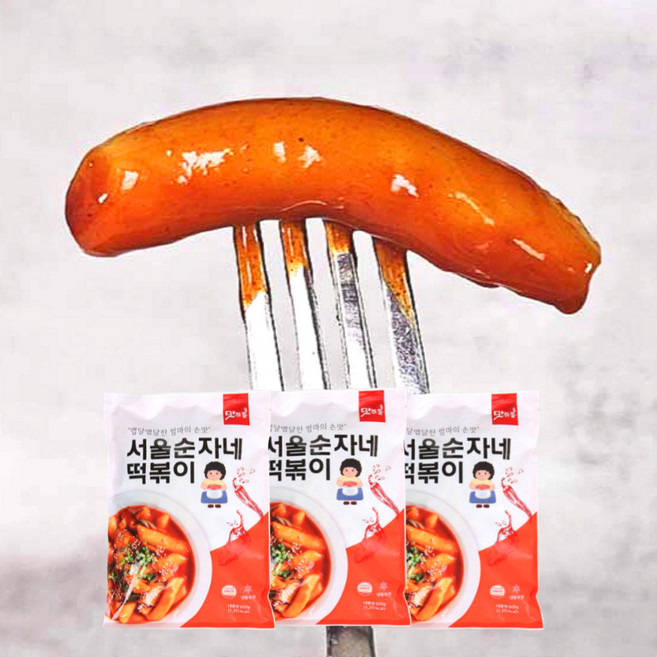 서울순자네떡볶이, 3개, 600g
