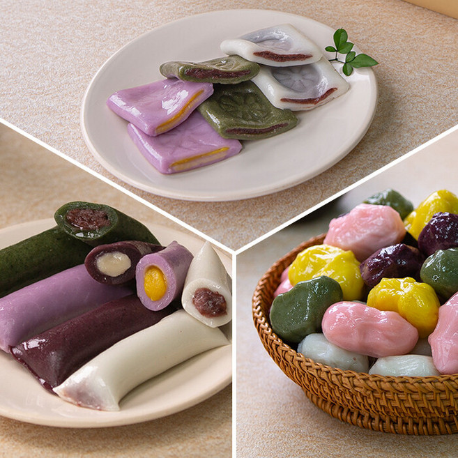 (m)아리울떡공방 굳지않는 선물세트 모듬구성 (앙금절편 선물세트/깨송편/앙금가래떡), 1개, 4kg