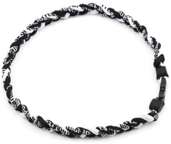 티타늄 이온 브레이드 스포츠 목걸이식 야구 소프트볼 축구용 블랙