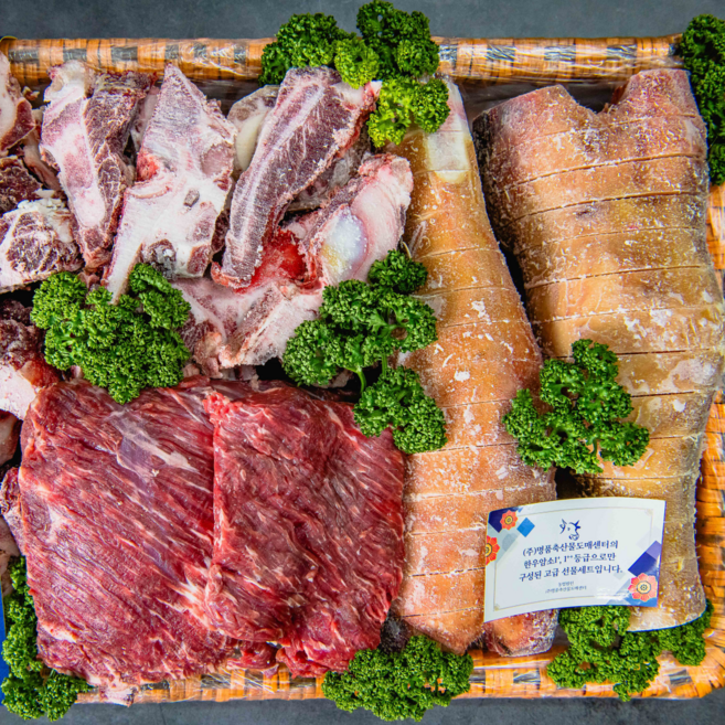 명품축산물 한우 우족 선물세트 30%, 한우우족 선물세트 102000, 1개