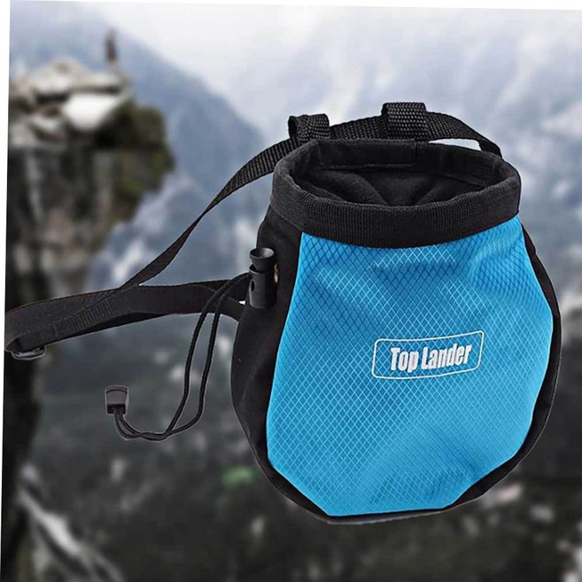 조임끈 초크백 클라이밍 수납 블루 59000EA 1EA, 2-초크백-블루