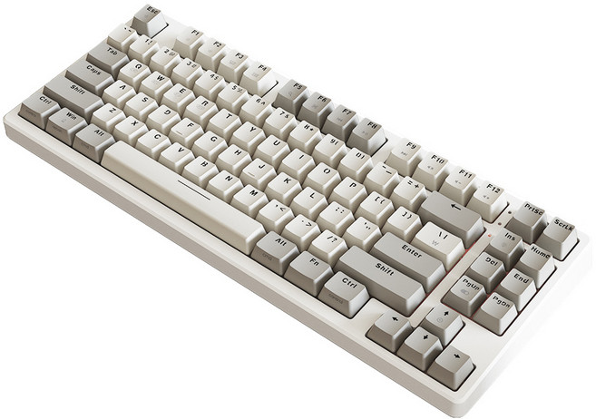 마이크로닉스 WIZMAX W85 TKL 유무선 기계식 키보드 (영문자판), 리니어 옐로우축, W85TKL, 레트로베이지