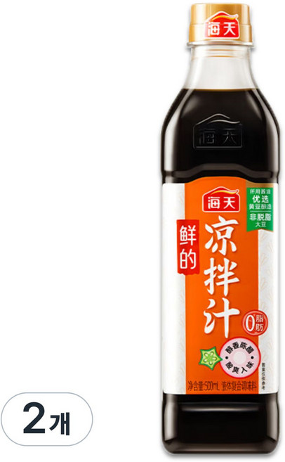 아시아식품 해천 냉채무침소스, 2개, 500ml