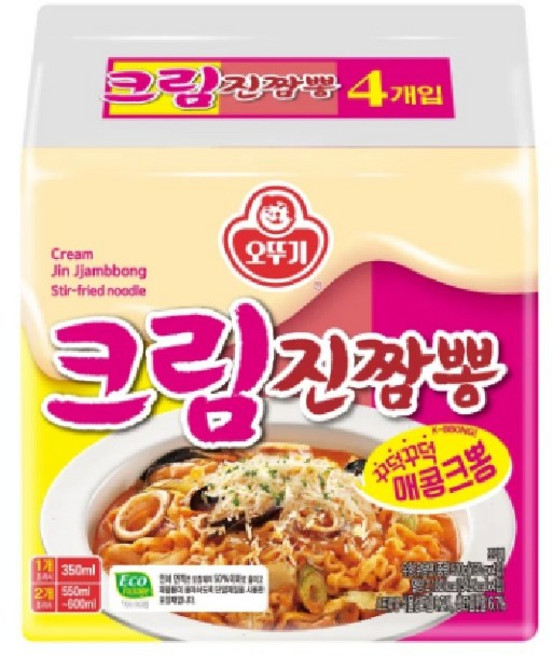 오뚜기 크림진짬뽕 130g, 32개