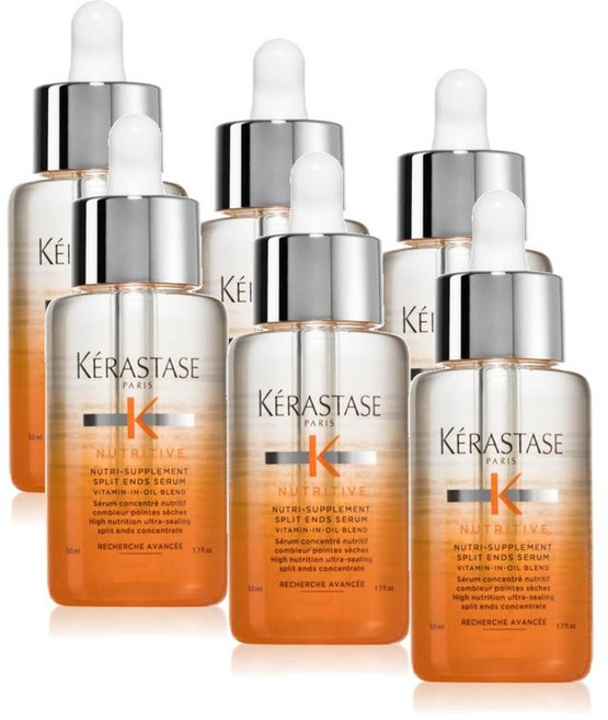 케라스타즈 뉴트리티브 뉴트리-서플리먼트 스플릿 엔드 세럼 Kerastase Nutritive Nutri-Supplement Split Ends Serum, 6개, 50ml