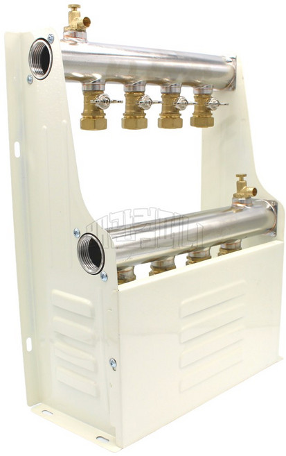 진영R&H 보일러분배기 온수 스텐 분배기 난방 완카바 기름용 25A, 1개