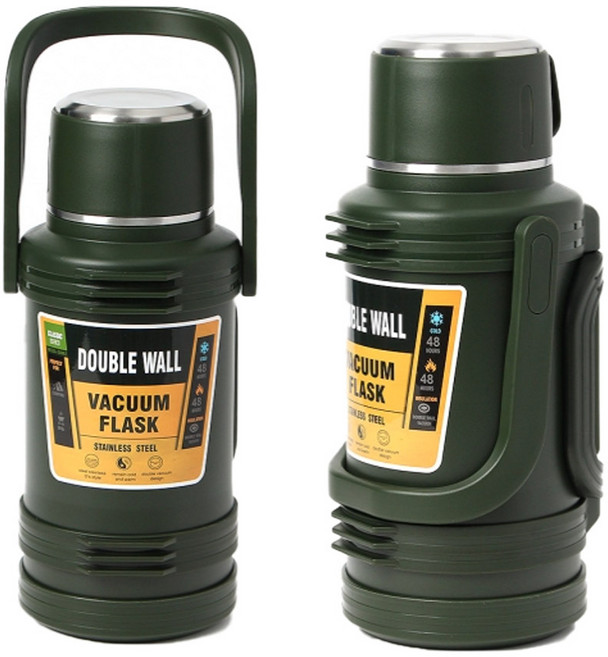 OW 대용량 보온병 통 스텐 텀블러 1.8L 물병 대형 보틀, 1개, 1800ml