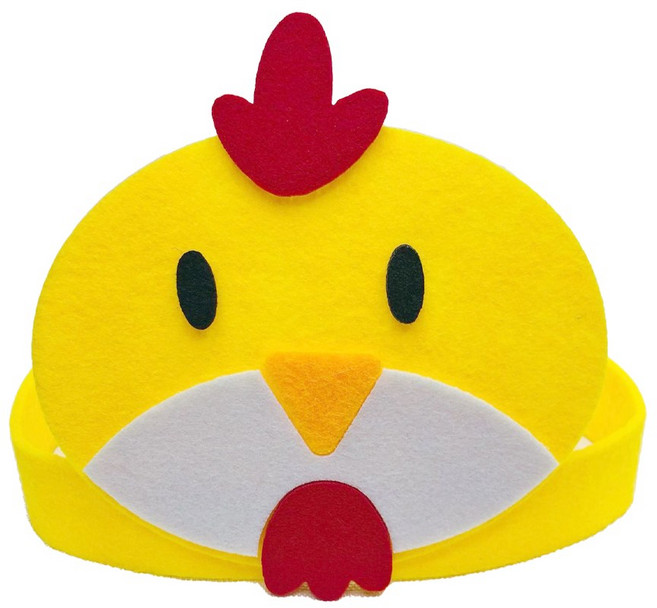 동물 가면 연극 구연동화 역할극 소품, 동물가면머리띠-닭