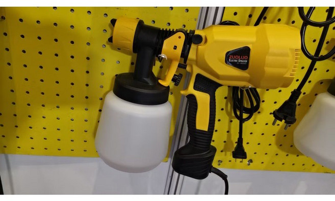 ZUOLUO 電動噴漆槍 110v插電款銅噴嘴, 1個, 110v插電款---新款銅噴嘴（黃色）
