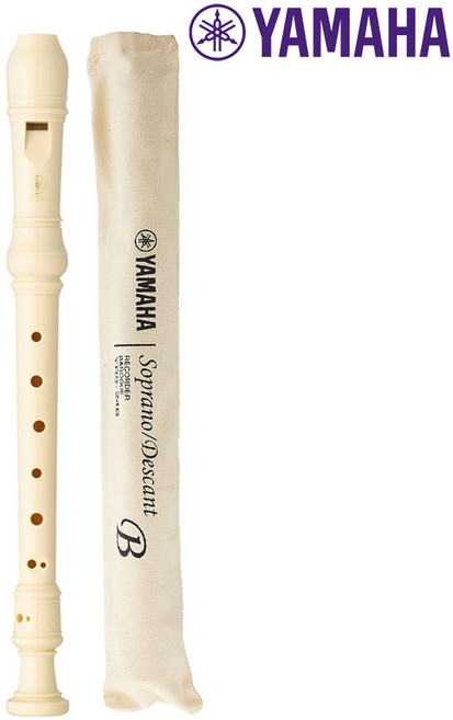 야마하 소프라노 바로크식 리코더 YRS-24B, 아이보리 색상, 1개